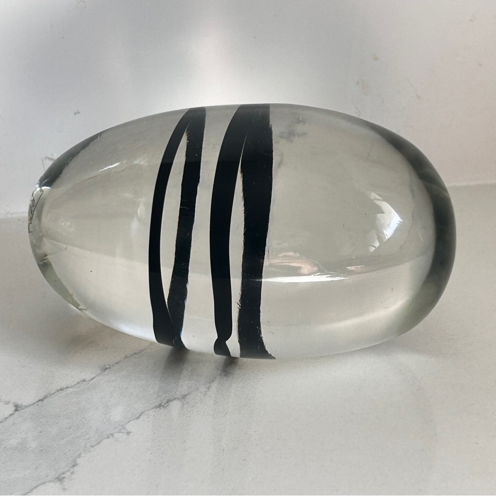 Rare Renato Toso (Fratelli Bros, Murano) Egg Shaped Glass Paperweight